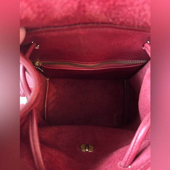 COACH Small Daypack Backpack Red 9960 - Picture 13 of 16
